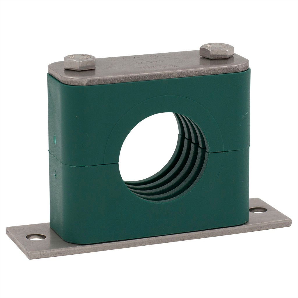 Light Series Elongated Base 316 Stainless Steel Clamps
