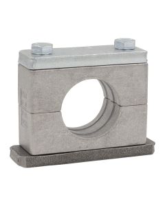 1" Pipe Clamp Heavy Series Aluminum Clamp Zinc-Plated Hardware