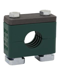 1-1/4" Pipe Clamp Heavy Series Rail Mount Carbon Steel Hardware