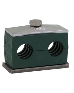 1/4" Pipe Clamp Twin Series Carbon Steel Hardware