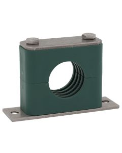 1/2" Pipe Clamp Elongated Light Series 316 Stainless Steel Hardware