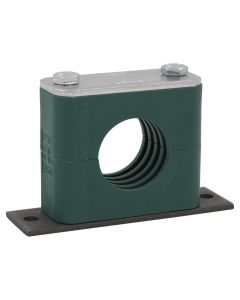 3/4" Pipe Clamp Elongated Light Series Carbon Steel Hardware