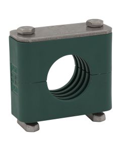 1-1/4" Tubing Clamp Light Series Rail Mount 316 Stainless Steel Hardware