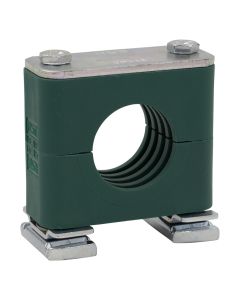 1" Tubing Clamp Light Series Strut Mount Zinc-Plated Hardware