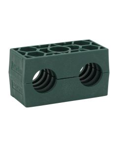 1/2" Pipe Clamp Body Polypropylene Twin Series
