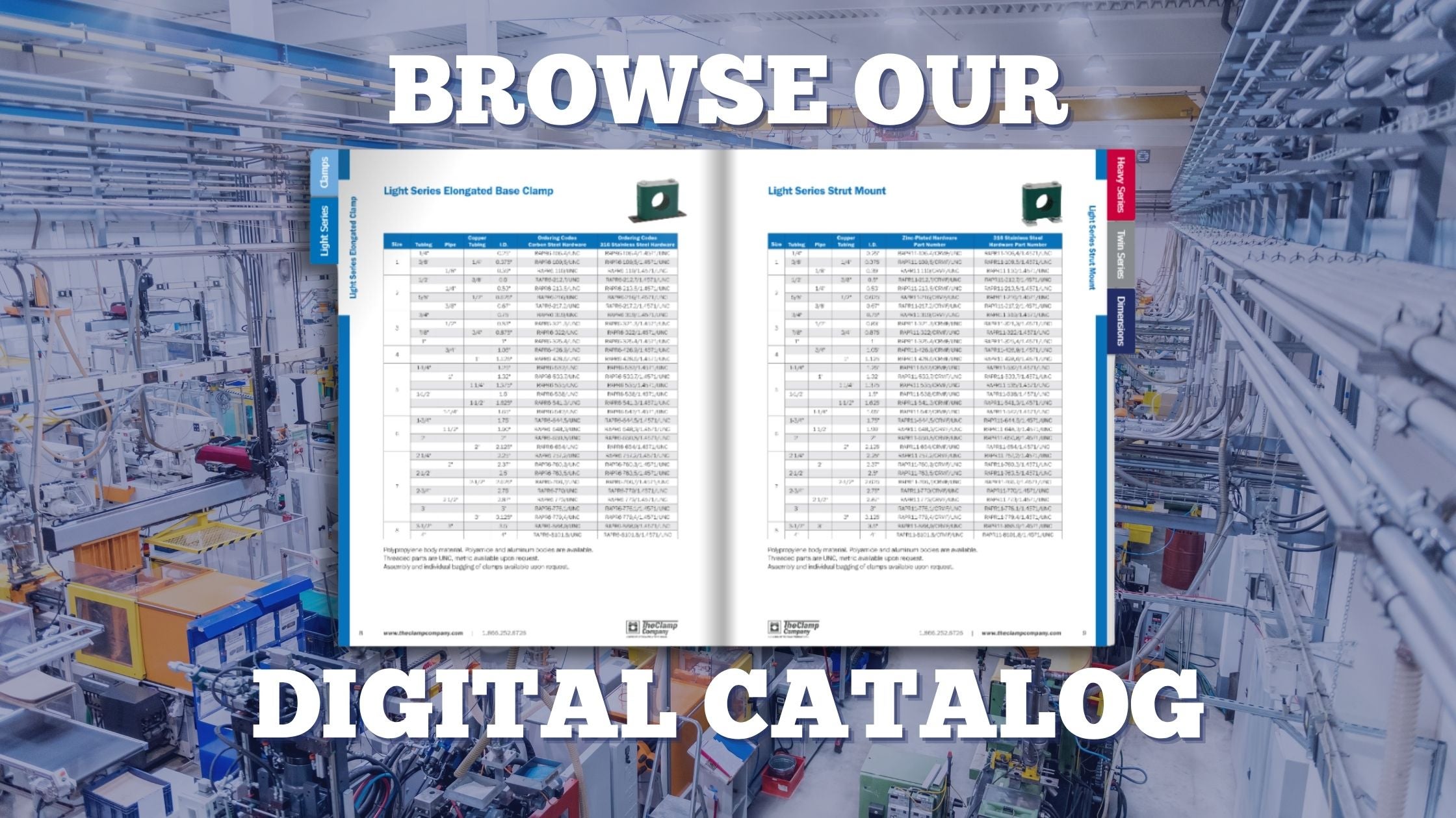 New Clamp Catalog Now Available — View Online, Download, or Request a